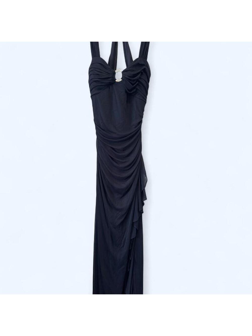 Betsy & Adam Women's Black and Navy Dress